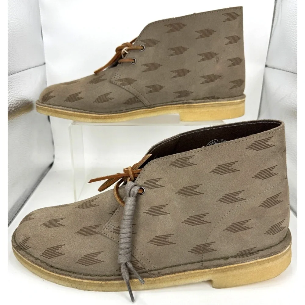 Clarks Original's Desert Boot Charles F. Stead Grey Suede Mens Sz 11.5 26165992